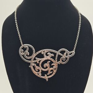 Brighton Silver Swirl Necklace